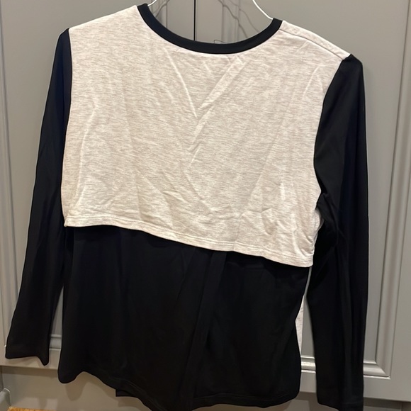 Supply and Demand grey sweater with black sleeves. Size small. - Picture 2 of 2